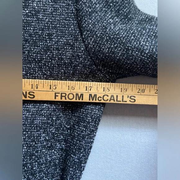 Merrell Women's  Talley Swacket Sweater Jacket Black Tweed Tie Waist Sz S - Picture 14 of 15